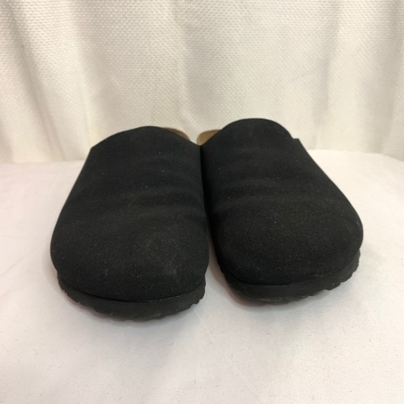 Birkis Black Mule Clog Slip On Size 38 - Picture 4 of 6